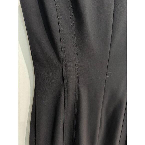 Tahari Arthur S. Levine black cap-sleeve sheath dress, size 6. - Picture 13 of 16